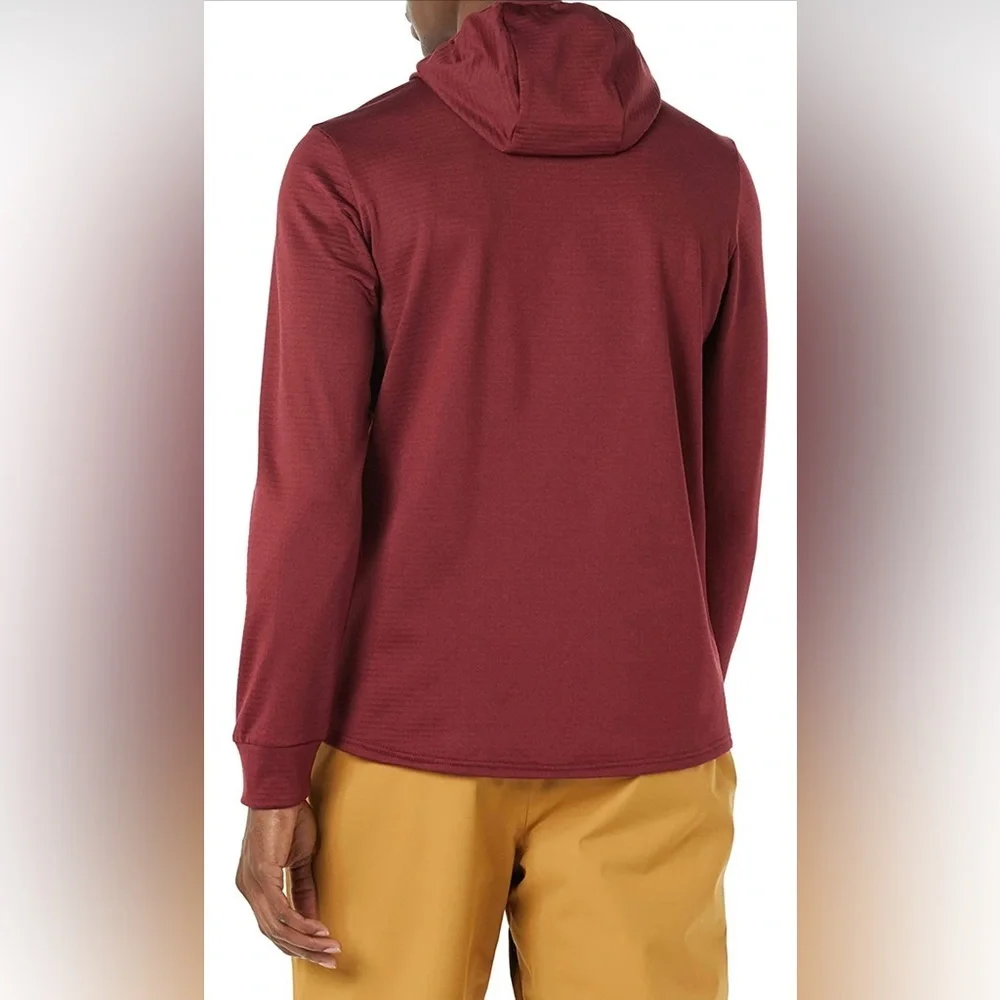 Amazon Essentials Men's Performance Ski Midlayer Full-Zip Hoodie- Large - Picture 3 of 10